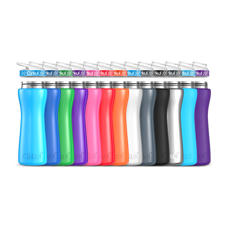 22oz. Stainless Steel Bottle & Comfort Grip Lid PDL0
