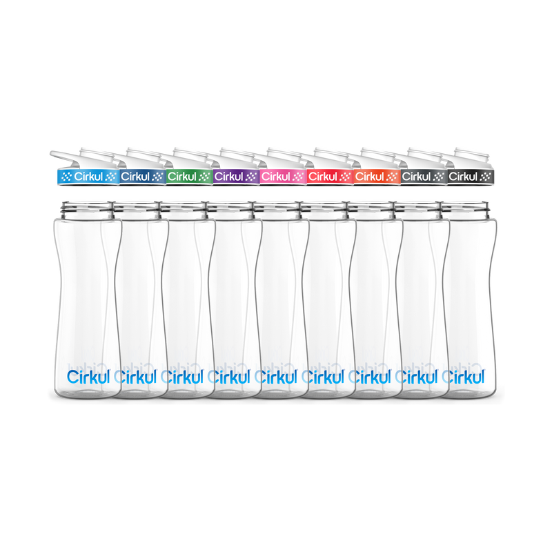 22oz. Plastic Bottle & Comfort Grip Lid AKO5
