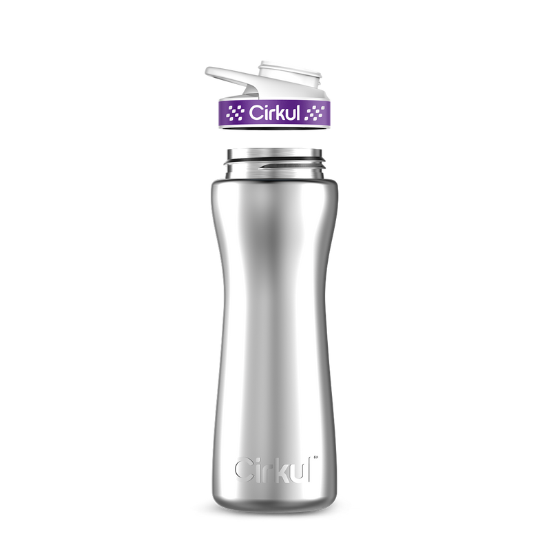 22oz. Stainless Steel Bottle & Comfort Grip Lid PDL0