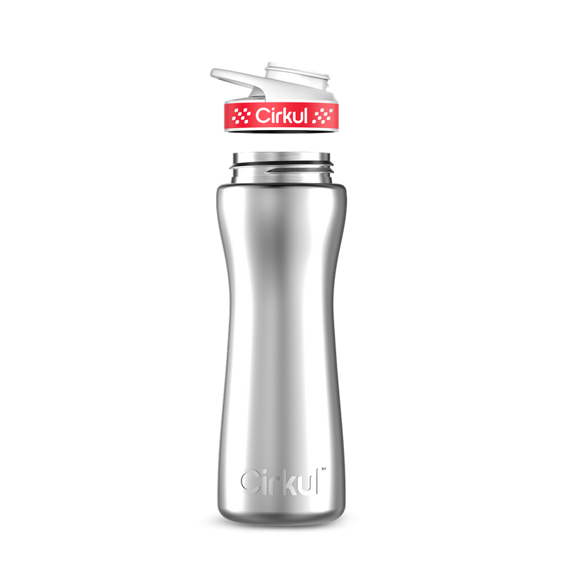 22oz. Stainless Steel Bottle & Comfort Grip Lid PDL0